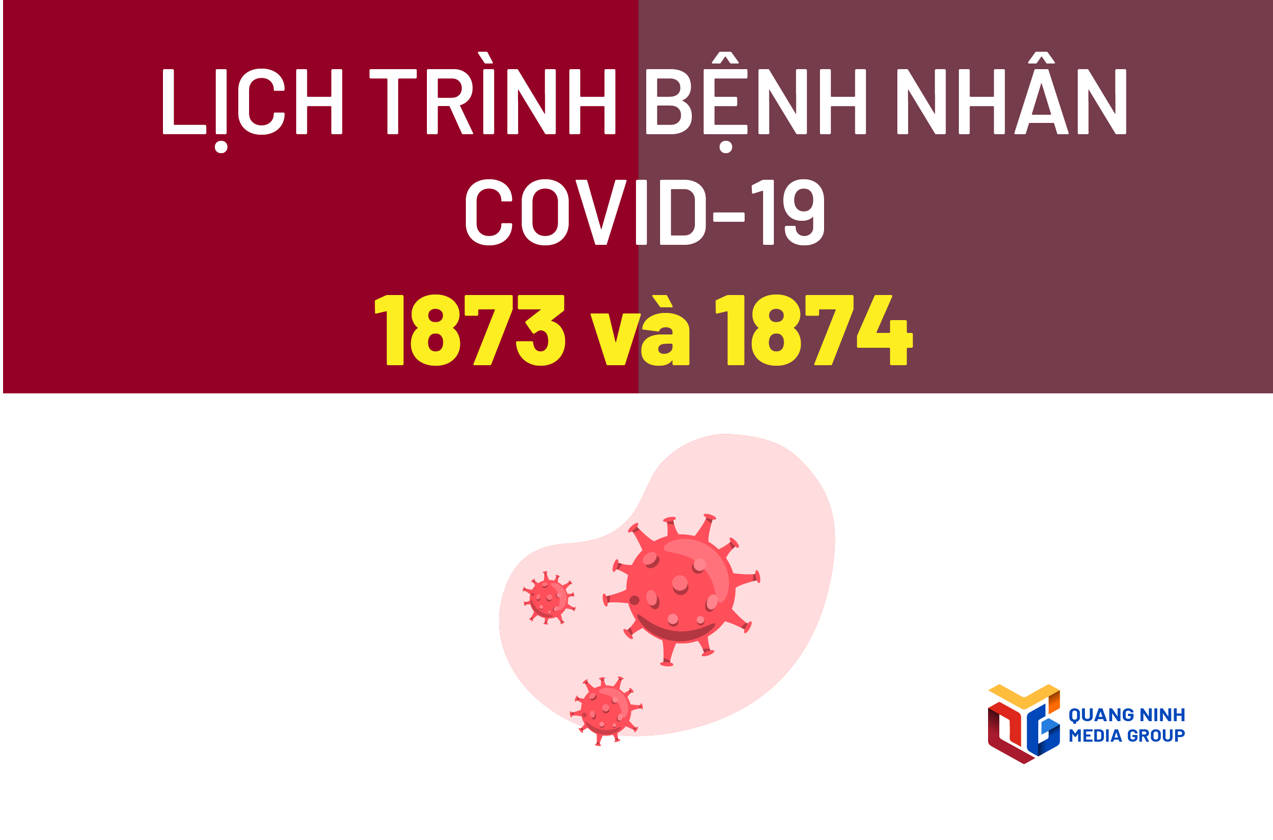 Lịch trình di chuyển của 2 bệnh nhân Covid 1873 và 1874 (TX Đông Triều)