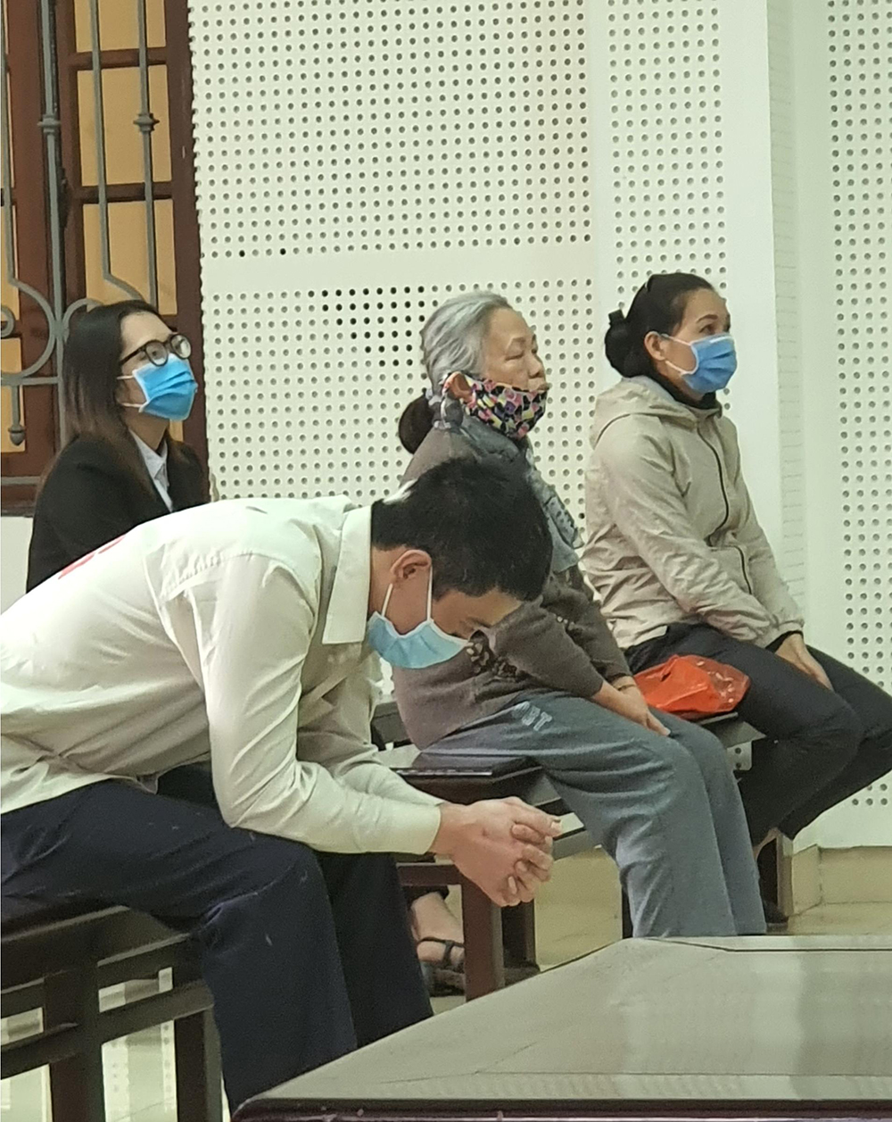 Bị cáo Nguyễn Tiến Phi tại phiên tòa xét xử sơ thẩm.