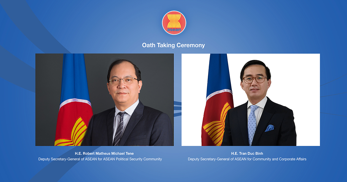 Hai tân Phó Tổng thư ký ASEAN.