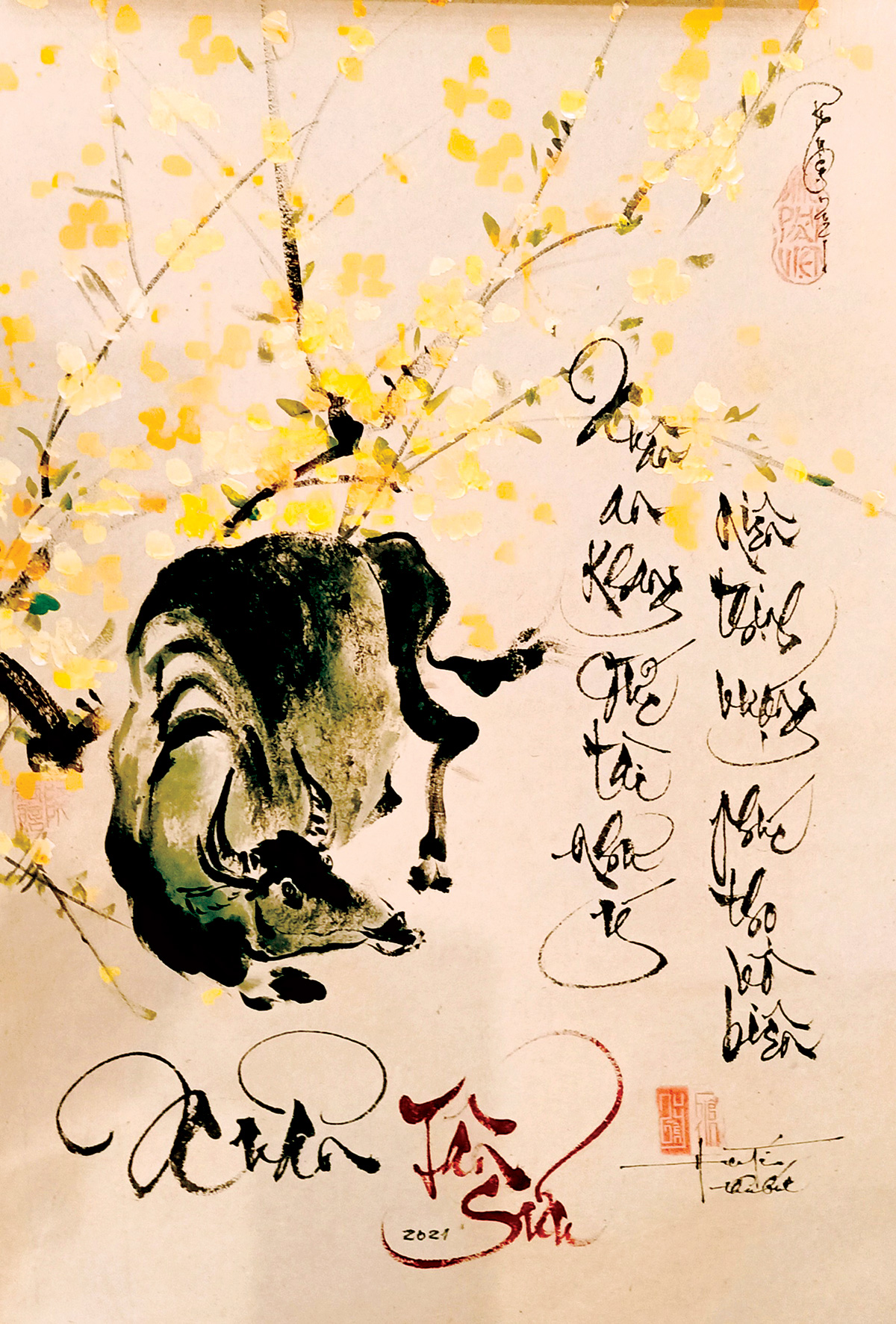 Nhân dịp đầu xuân mới, anh Nguyễn Hiếu Tín tặng câu đối tết đến bạn đọc của BPTV