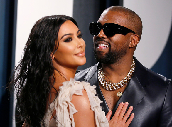 Người mẫu, diễn viên Kim Kardashian và chồng cô, ca sĩ Kanye West tại lễ trao giải Oscar lần thứ 92 ở Los Angeles, California, Mỹ ngày 9-2-2020 - Ảnh (tư liệu): REUTERS