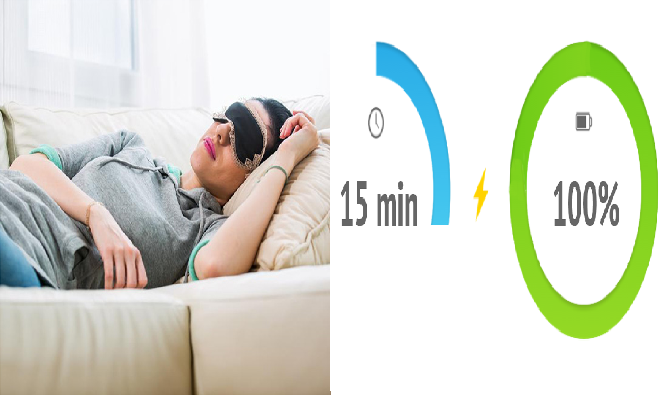 Giấc ngủ trưa kéo dài 15 phút sẽ giúp cơ thể bạn được thả lỏng, nạp lại năng lượng cho một buổi chiều làm việc hiệu quả. Đồ họa: Minh Quang
