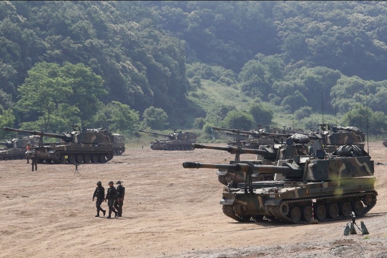 Mỹ, Hàn giảm quy mô tập trận vì Covid-19, Triều Tiên. Ảnh: AP