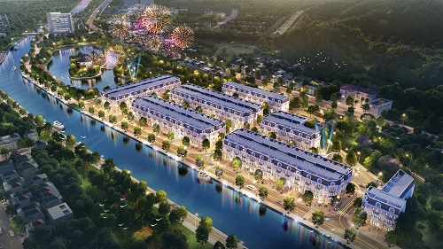TNR Grand Palace Sơn La nằm trong tổng thể khu hành chính mới trung tâm Thành phố Sơn La.