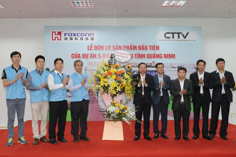 Foxconn khởi động cho sản xuất công nghệ cao tại khu kinh tế tập trung ven biển Uông Bí – Quảng Yên.