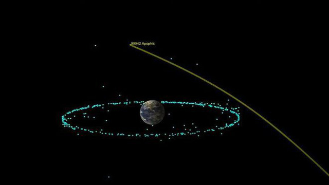 Tiểu hành tinh Apophis được phát hiện lần đầu tiên vào năm 2004. (Ảnh: NASA)