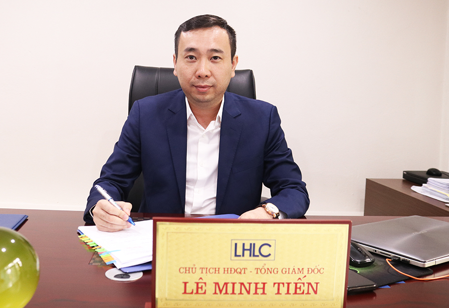 Chủ tịch HĐQT - Tổng Giám đốc Công ty CP Cơ khí Lê Hoàng Long Lê Minh Tiến.