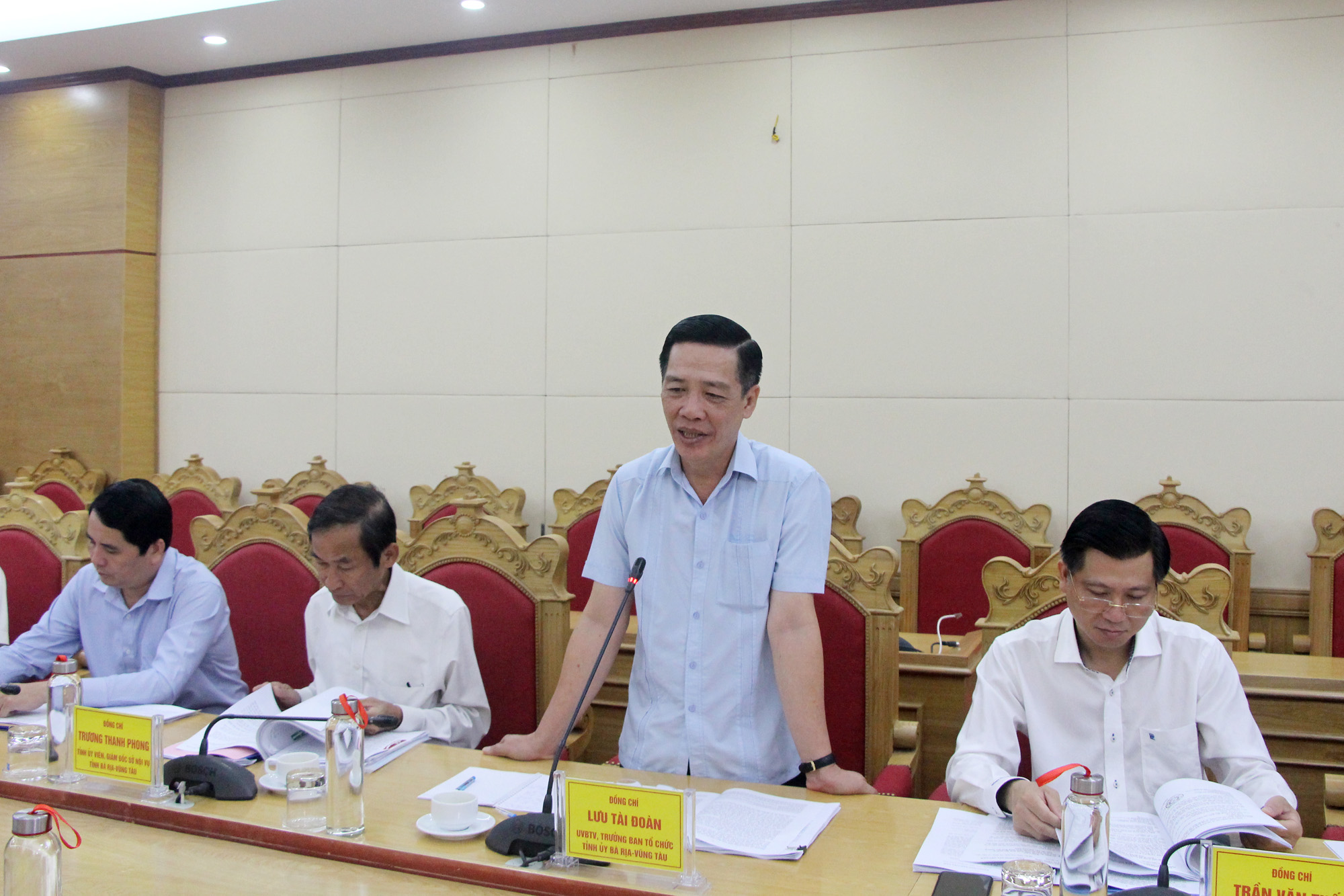 Đồng chí Lưu Tài Đoàn, Trưởng Ban Tổ chức tỉnh Bà Rịa – Vũng Tàu 