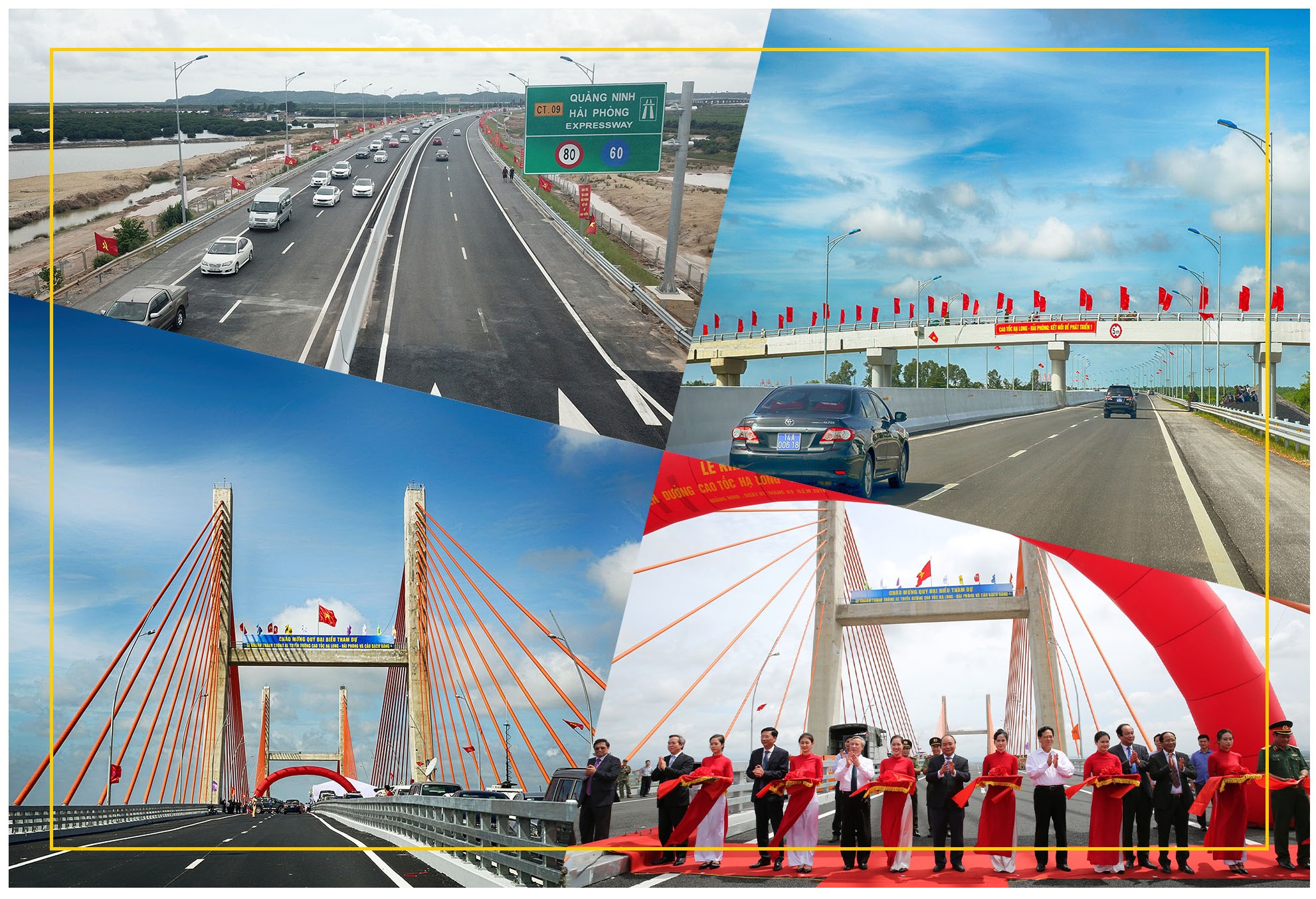 Với tư duy năng động, sáng tạo, đổi mới, Quảng Ninh đã triển khai tuyến cao tốc Hạ Long - Hải Phòng, rút ngắn thời gian từ Quảng Ninh tới thủ đô Hà Nội