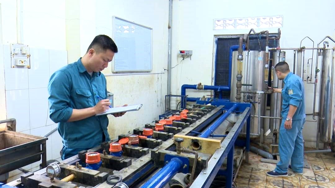 Công ty CP Nước sạch Quảng Ninh tăng cường đầu tư thiết bị công nghệ.
