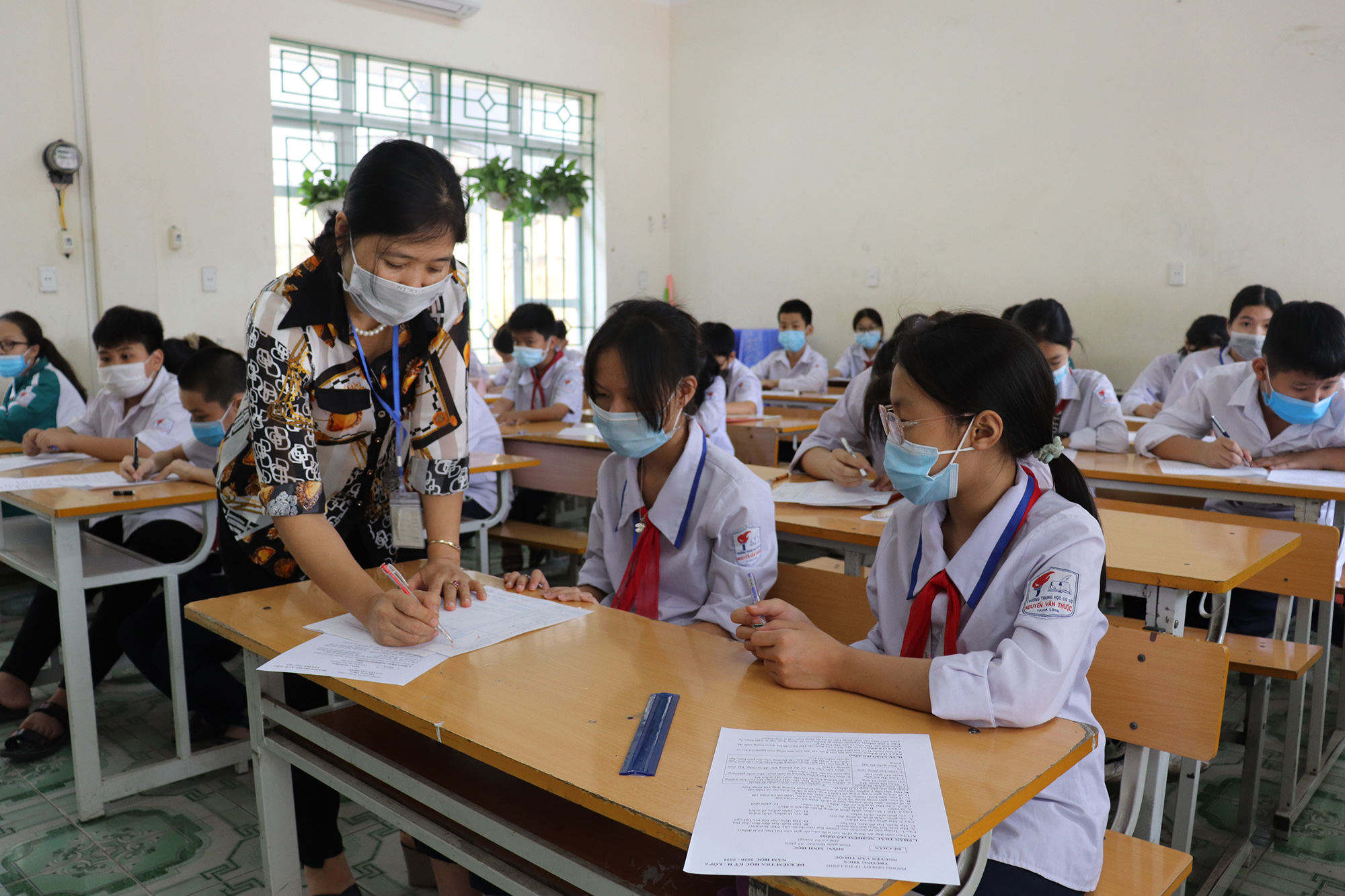 Trường THCS Nguyễn Văn Thuộc đã hoàn thành đợt kiểm tra học kỳ II cho các lớp 6,7,8,9.