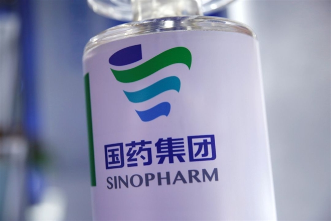 Vaccine ngừa COVID-19 Sinopharm của Trung Quốc. (Ảnh: Reuters)