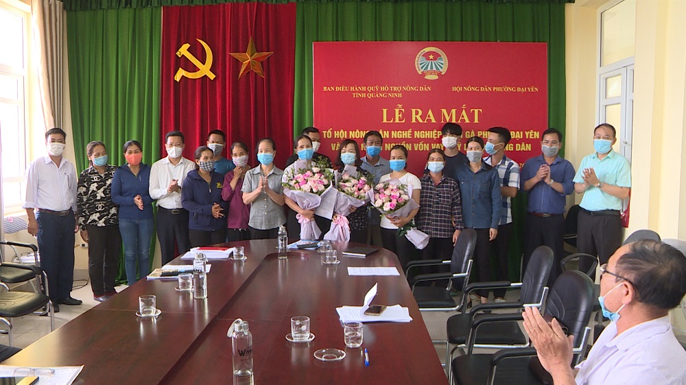 Ra mắt tổ hội nông dân nghề nghiệp chăn nuôi gà thương phẩm phường Đại Yên, thành phố Hạ Long