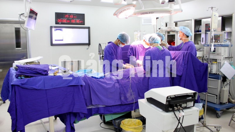 Phòng mổ tim hở tại Bệnh viện Đa khoa tỉnh Quảng Ninh (7-2020). Ảnh: Nguyễn Hoa