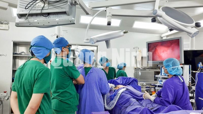 Phòng mổ tim hở tại Bệnh viện Đa khoa tỉnh Quảng Ninh (7-2020). Ảnh: Nguyễn Hoa.