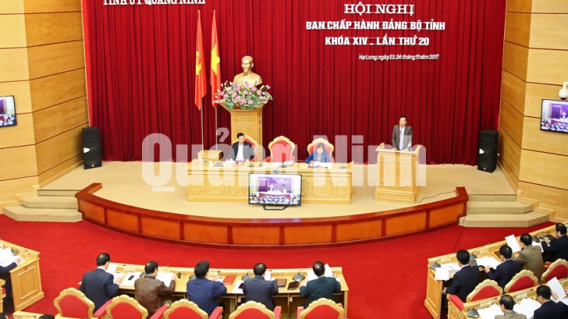 Hội nghị BCH Đảng bộ tỉnh Quảng Ninh khóa XIV - lần thứ 20.