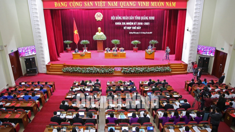 Quang cảnh Kỳ họp thứ 7, HĐND tỉnh khoá XIII.