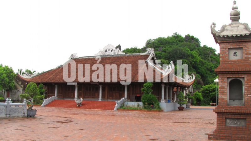 Chùa Cảnh Huống - ngôi chùa thuộc Thiền phái Trúc Lâm. Ảnh: Nguyễn Xuân (CTV)