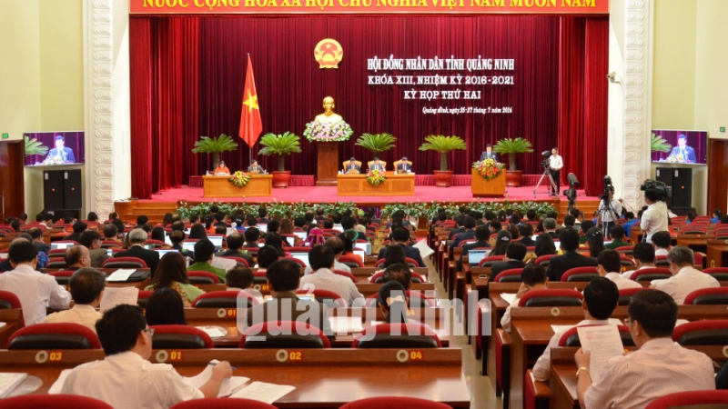 Quang cảnh kỳ họp thứ 2 HĐND tỉnh khóa XIII