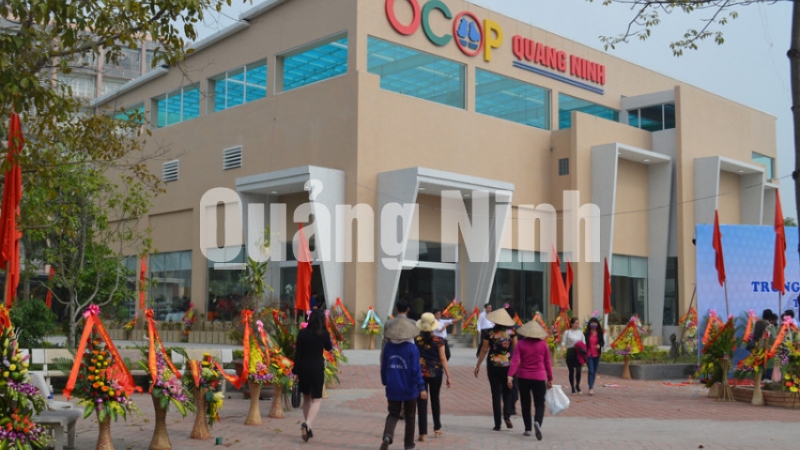 Toàn cảnh Trung tâm OCOP Quảng Ninh tại TX Đông Triều.
