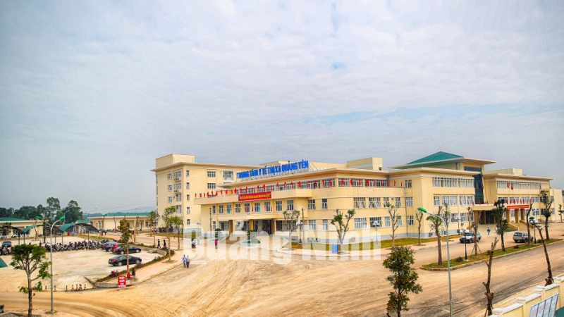 Trung tâm Y tế TX Quảng Yên (1-2017). Ảnh: Hùng Sơn