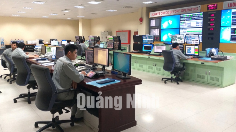 Hệ thống vận hành của Công ty Nhiệt điện Mông Dương (4-2019). Ảnh: Quang Minh