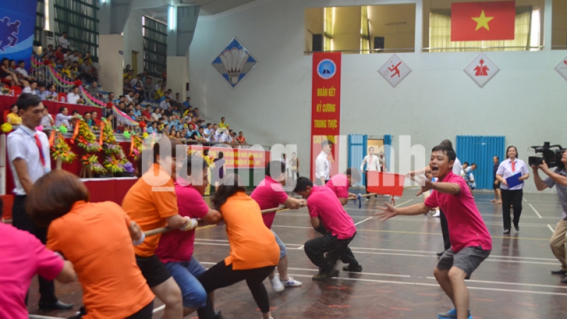 CNLĐ tham gia sân chơi trong Ngày hội văn hóa thể thao CNVC-LĐ tỉnh Quảng Ninh được tổ chức thường niên.