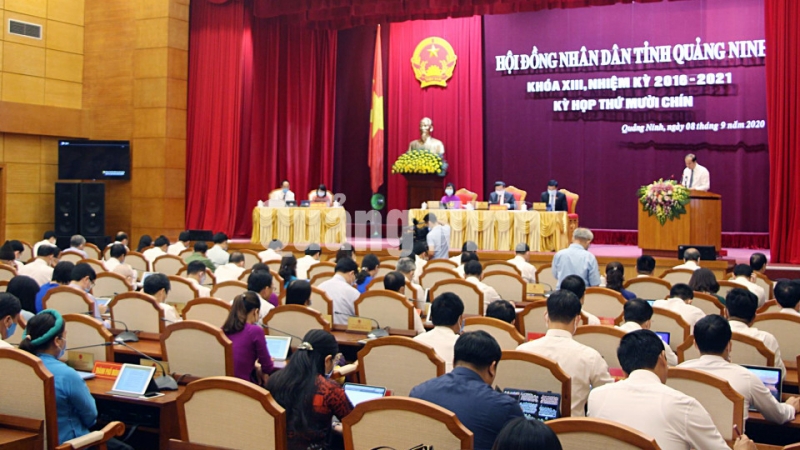 Quang cảnh Kỳ họp thứ 19, HĐND tỉnh khóa XIII (9-2020). Ảnh: Thu Chung