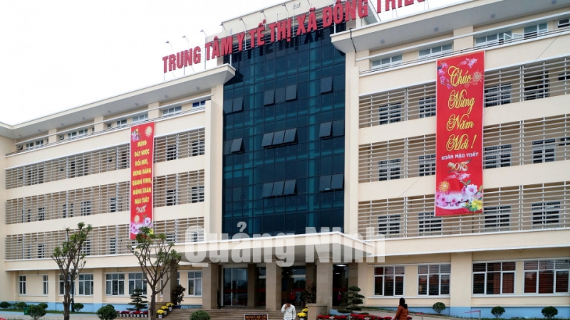 Trung tâm Y tế TX Đông Triều (2-2018). Ảnh: Hải Ninh TT TTGDSK