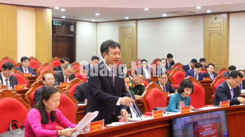 Các đại biểu tham gia ý kiến tại hội nghị (9-2020). Ảnh: Thu Chung