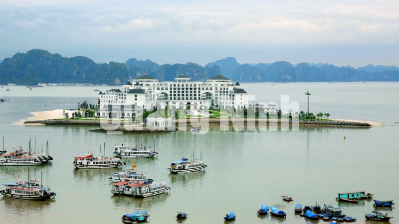 Toàn cảnh Vinpearl Ha Long Bay Resort. Ảnh: Khánh Giang