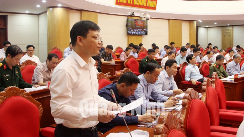 Các đại biểu phát biểu thảo luận tại hội nghị (3-2021). Ảnh: Thu Chung