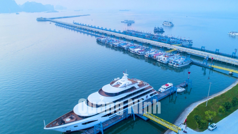 Cảng tàu khách quốc tế Hạ Long (5-2019). Ảnh: Đỗ Phương