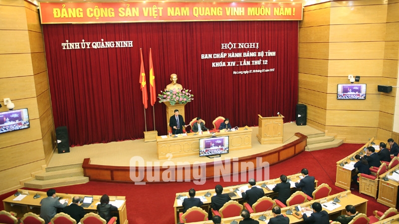 Hội nghị BCH Đảng bộ tỉnh khóa XIV lần thứ 12.
