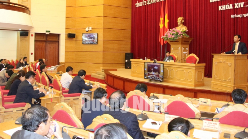 Hội nghị Ban Chấp hành Đảng bộ tỉnh lần thứ 11 tiến hành nội dung làm việc ngày thứ 2.