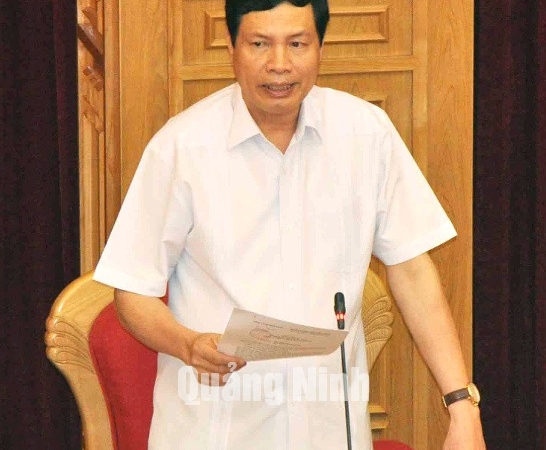 Đồng chí Nguyễn Đức Long, Phó Bí thư Tỉnh ủy, Chủ tịch UBND tỉnh phát biểu tại Hội nghị.