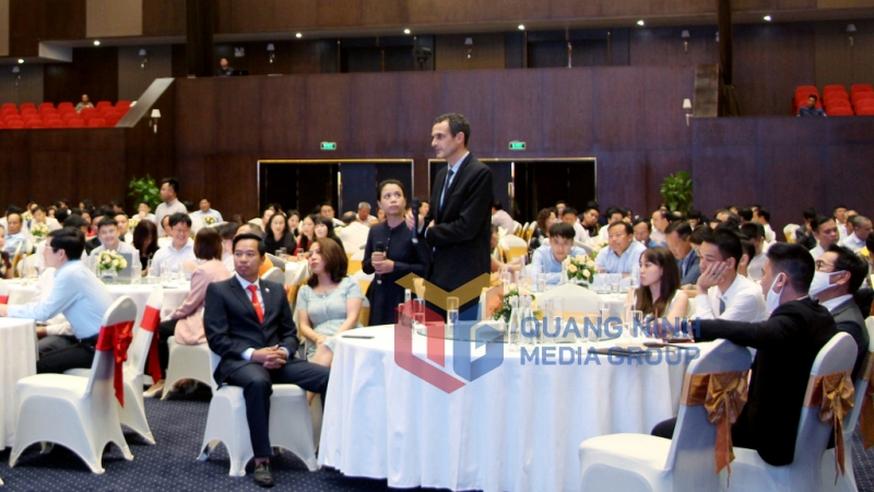 Các doanh nghiệp phát biểu ý kiến tại hội nghị gặp mặt (10-2020). Ảnh: Thu Chung