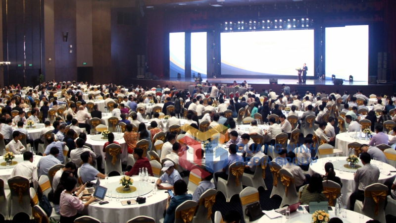 Quang cảnh Hội nghị gặp mặt doanh nghiệp nhân kỷ niệm Ngày Doanh nhân Việt Nam 13/10 (10-2020). Ảnh: Thu Chung