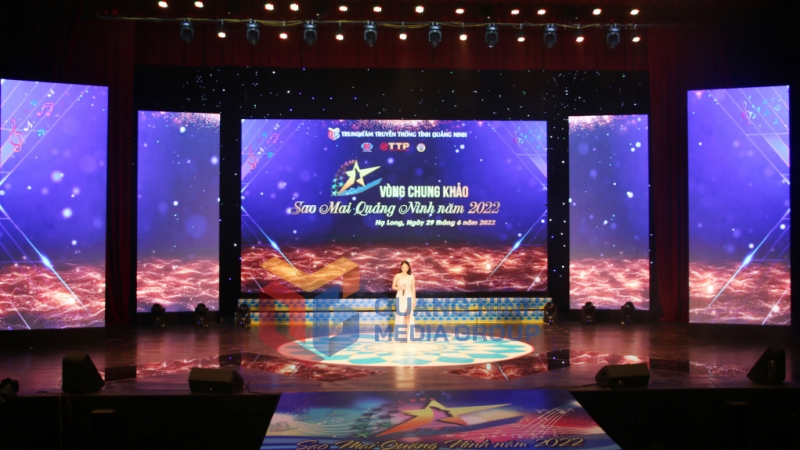Chung khảo cuộc thi Sao Mai Quảng Ninh năm 2022 (7-2022). Ảnh: Nguyễn Dung