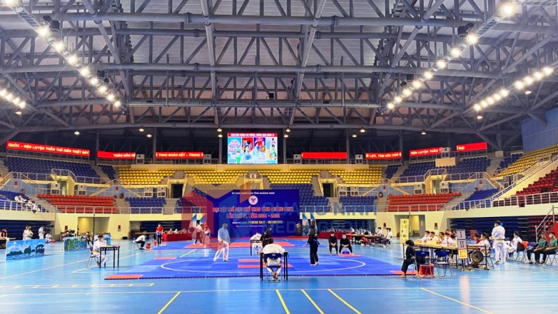 Pencak Silat và Taekwondo là môn thi đầu tiên trong chương trình thi đấu gồm 19 môn của Đại hội TDTT tỉnh Quảng Ninh lần thứ IX năm 2021-2022.