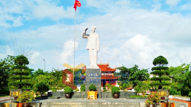 Khu di tích lưu niệm Chủ tịch Hồ Chí Minh trên đảo Cô Tô (5-2021). Ảnh: Mạnh Trường