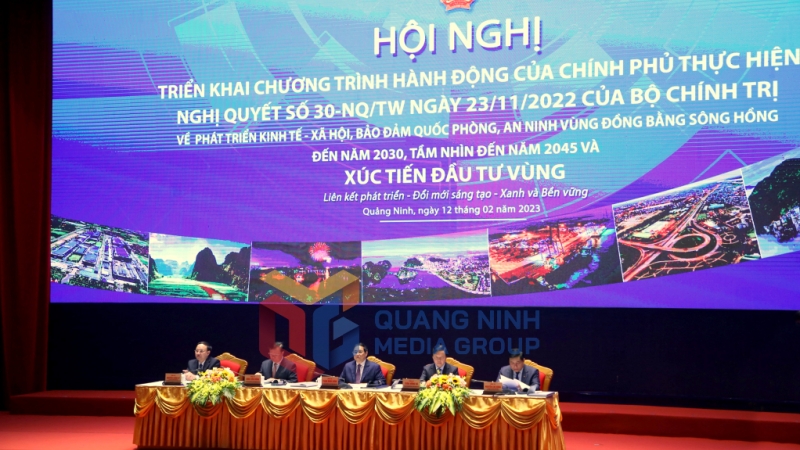 Thủ tướng Chính phủ Phạm Minh Chính chủ trì Hội nghị phát triển Vùng đồng bằng sông Hồng.