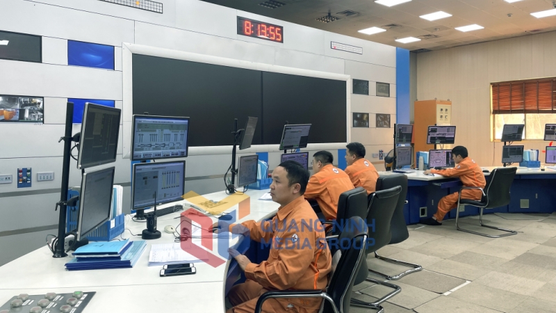 Trung tâm Điều hành sản xuất của Công ty CP Nhiệt điện Quảng Ninh (3-2023). Ảnh: Cao Quỳnh