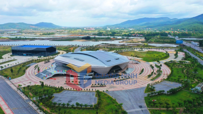 Khu liên hợp thể thao tỉnh Quảng Ninh tại phường Đại Yên, TP Hạ Long (3-2023). Ảnh: Hùng Sơn