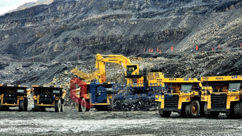 Dự án cải tạo mở rộng nâng công suất mỏ than Cao Sơn (8-2023). Ảnh: Phạm Tăng