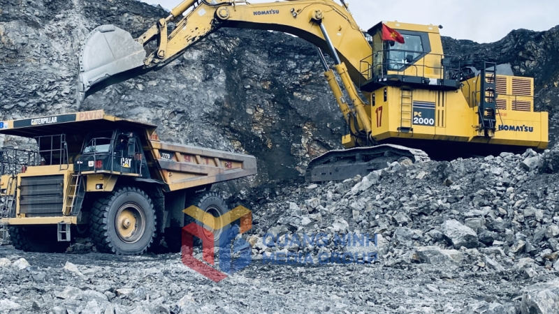 2023-10_Sản xuất than trên khai trường Công ty CP Than Cao Sơn - TKV. Ảnh: CTV