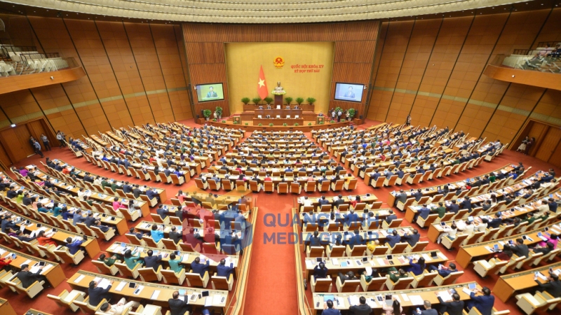 2023-10_Toàn cảnh phiên khai mạc kỳ họp thứ 6, Quốc hội nước Cộng hòa xã hội chủ nghĩa Việt Nam khóa XV. Ảnh: Nguyễn Thanh