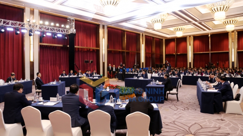 Các đại biểu dự chương trình Gặp gỡ đầu xuân năm 2024 (2-2024). Ảnh: Thu Chung