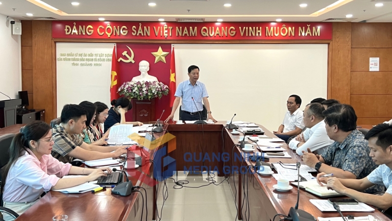 Đồng chí Lê Văn Ánh, Phó Chủ tịch HĐND tỉnh, phát biểu tại buổi làm việc (5-2023). Ảnh: Thu Trang