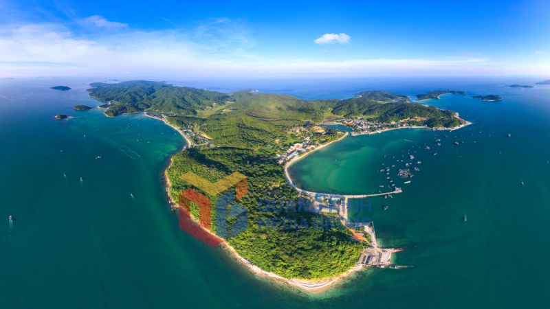 Xã đảo Thanh Lân, huyện Cô Tô (3-2024). Ảnh: Hùng Sơn
